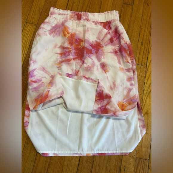 NWOT ANN TAYLOR Sz S Tie Dye Pull On Skirt Elastic Waist Juicy Watermelon • $89‼ - Picture 4 of 9